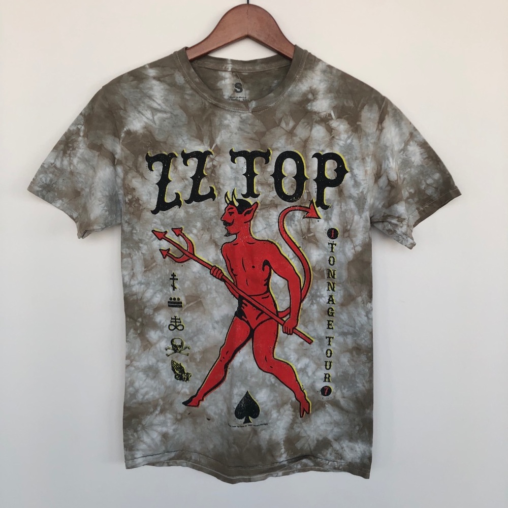 Tie dye ZZ Top t-shirt